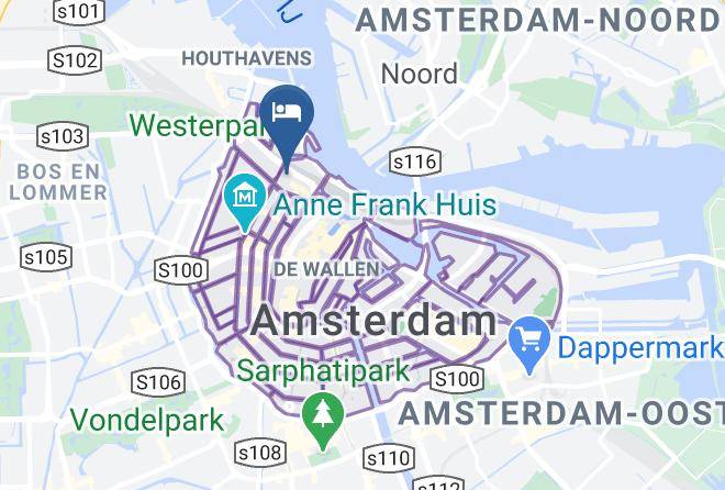 Amsterdam - The Bank Hotel Maps