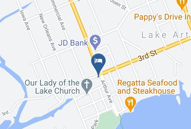 Jefferson Davis Par - The Bank Hotel Maps