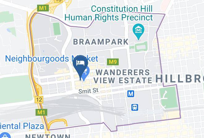 City Of Johannesburg - The Bannister Hotel Maps
