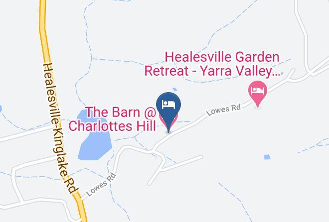 Yarra Ranges - The Barn Charlottes Hill Maps
