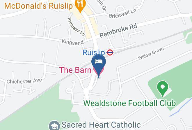 London - The Barn Hotel Maps