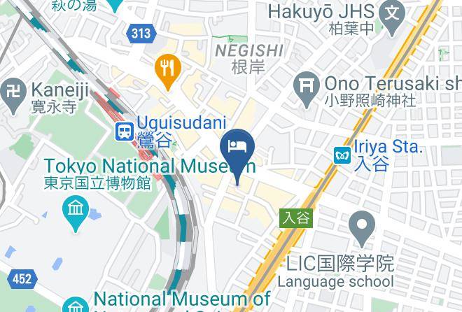 Taito Ward - The Hideout Tokyo Boutique Hotel Maps