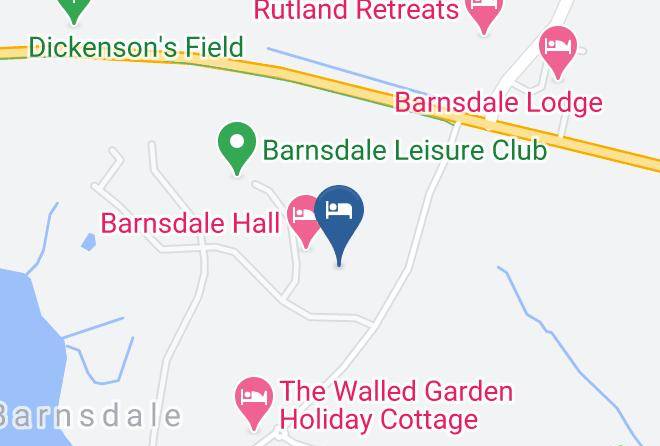 Rutland - The Barnsdale Hotel Restaurant Maps
