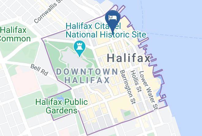 Halifax - The Barrington Hotel Maps