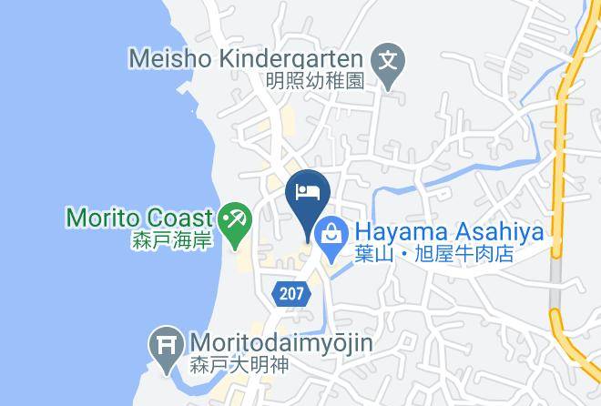 Hayama Townmiura District - The Bath & Bed Hayama Maps