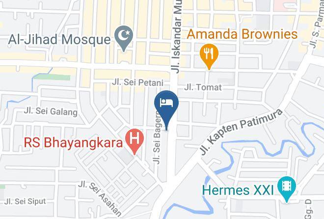 Kota Medan - The Batik Hotel Medan Maps