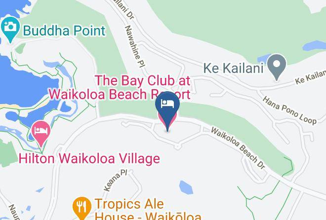 The Bay Club At Waikoloa Beach Resort Map