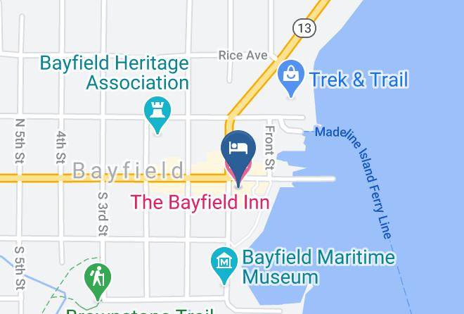 Bayfield - The Bayfield Inn Maps