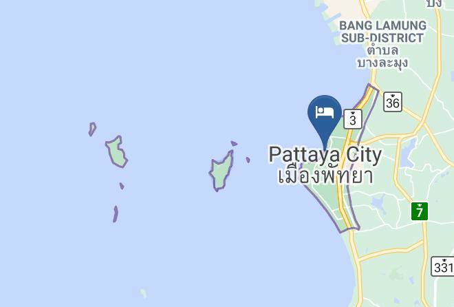 The Bayview Hotel Pattaya Map