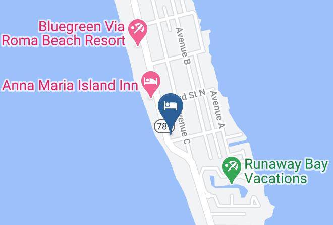 Manatee - The Beach Club At Anna Maria Maps