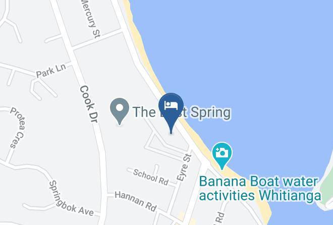 Thames Coromandel - The Beach Front B & B Maps
