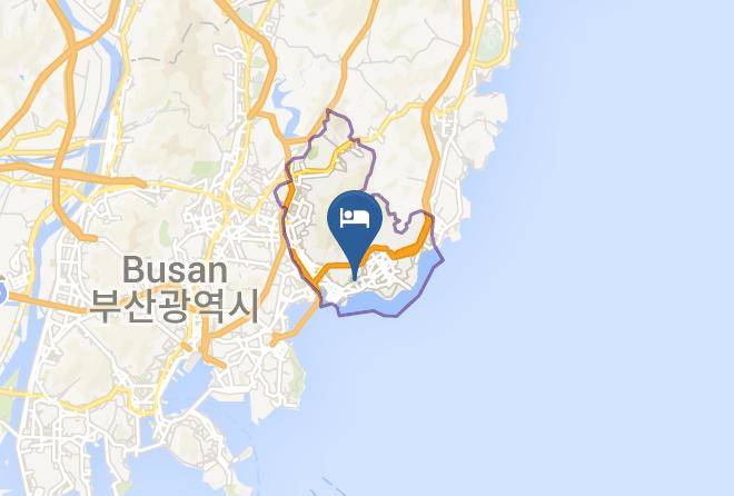 Haeundaegu - The Beach Hotel & Pension Maps