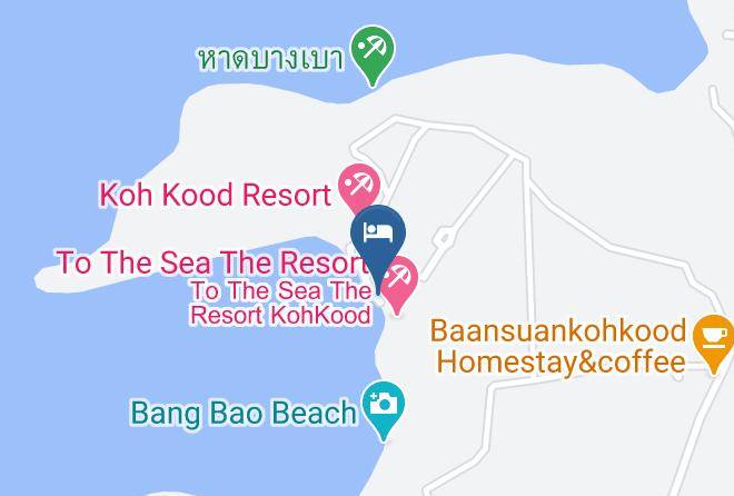 The Beach Natural Resort Koh Kood Map