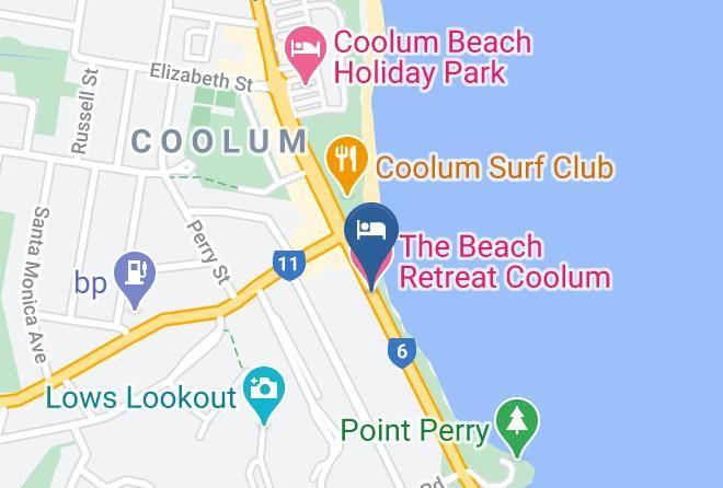 Sunshine Coast - The Beach Retreat Coolum Maps