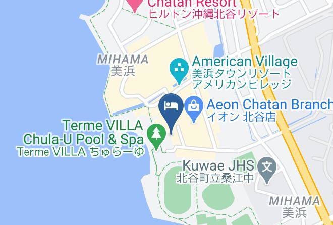 Chatan Townnakagami District - The Beach Tower Okinawa Maps