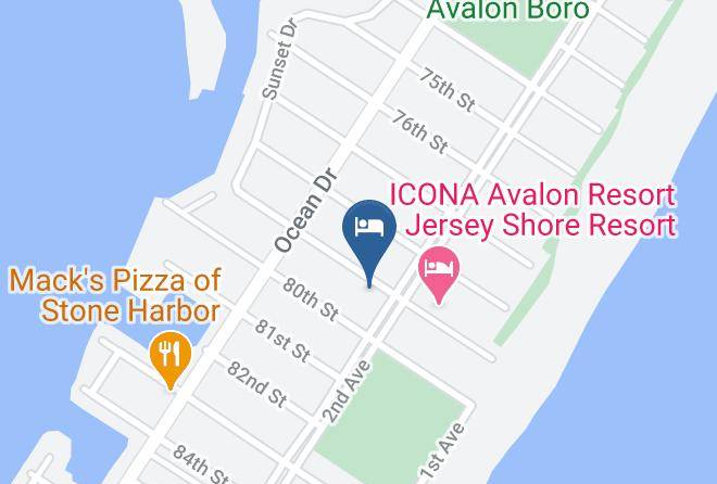 Cape May - The Beachcomber Resort Maps