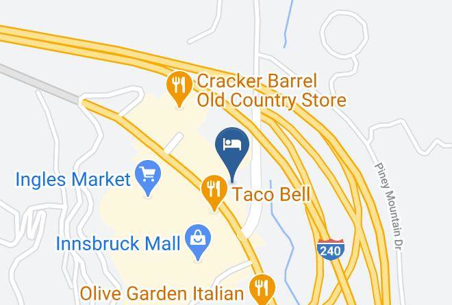 Buncombe - The Beaucatcher A Boutique Motel Maps