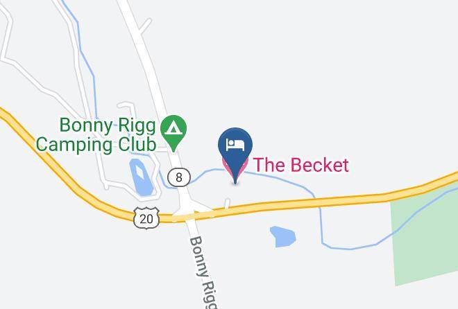 Berkshire - The Becket Motel Maps