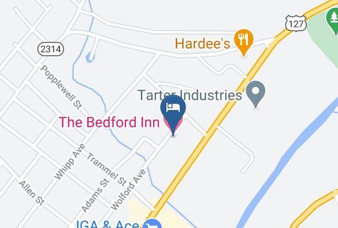 Casey - The Bedford Inn Maps