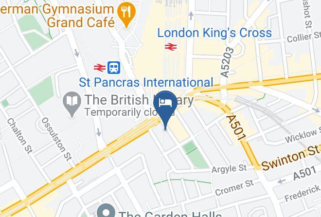 London - The Belgrove Hotel Maps