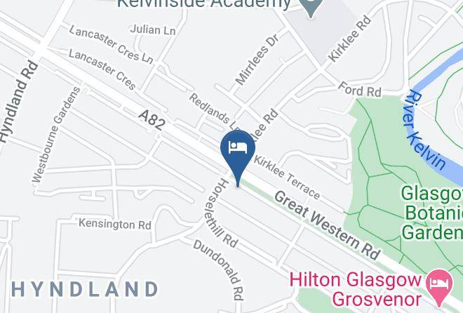 Glasgow City - The Belhaven Hotel Maps