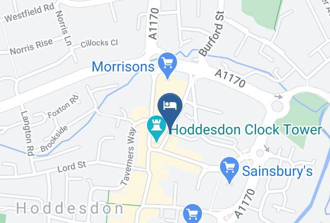 Herts - The Bell Hotel Hoddesdon Maps