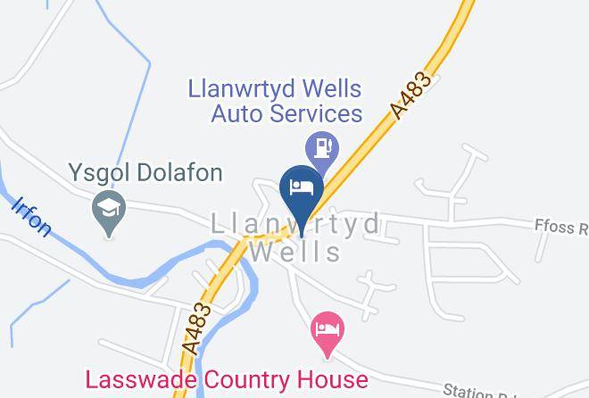 Powys - The Belle Vue Hotel Maps
