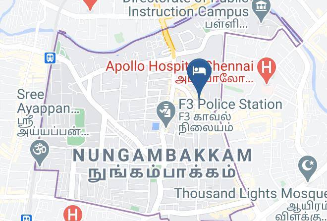 Chennai - The Belstead Hotel Chennai Maps