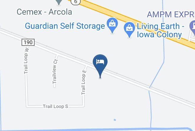 Brazoria - The Bend Rv Park Maps