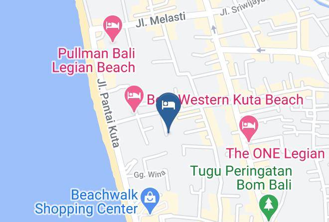 Badung Regency - The Bene Hotel By Astadala Maps