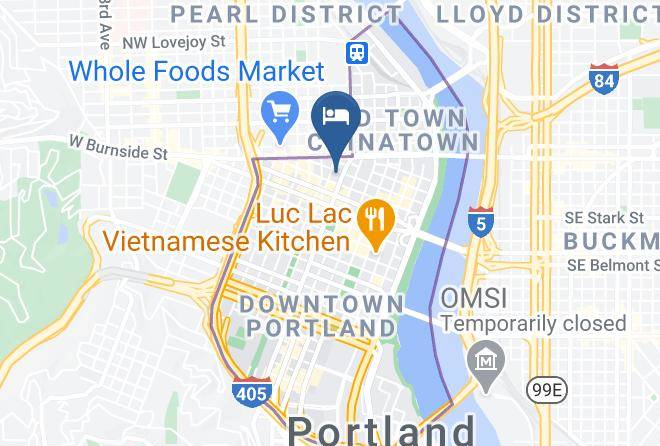 Multnomah - The Benson Portland Curio Collection By Hilton Maps