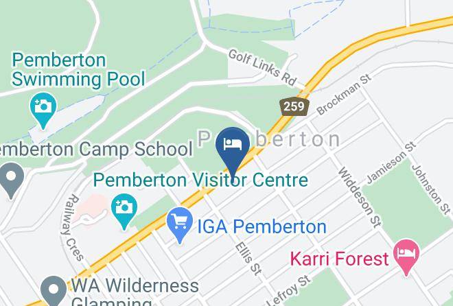 Manjimup - The Pemberton Hotel Maps