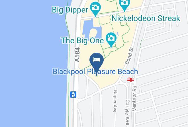 Blackpool - The Big Blue Hotel Maps