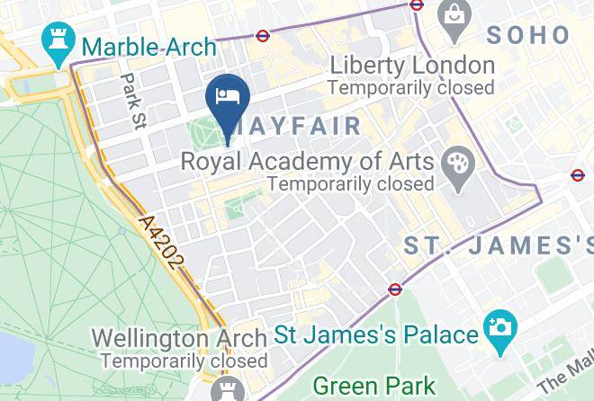 London - The Biltmore Mayfair Lxr Hotels & Resorts Maps