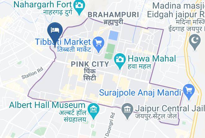 Jaipur - Hotel Bissau Palace Maps