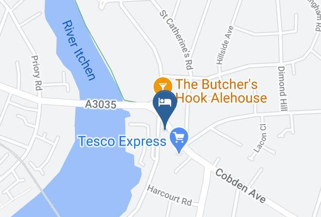 Southampton - The Bitterne Park Hotel Maps