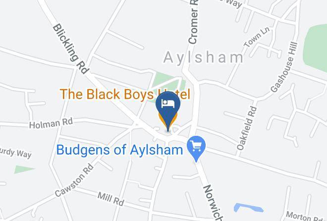 Norfolk - The Black Boys Hotel Maps
