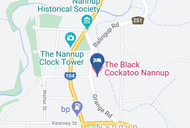 Nannup - The Black Cockatoo Nannup Maps