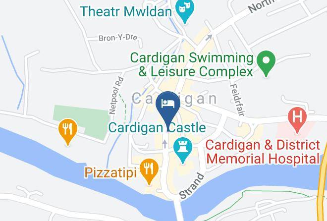 Ceredigion - The Black Lion Hotel Maps