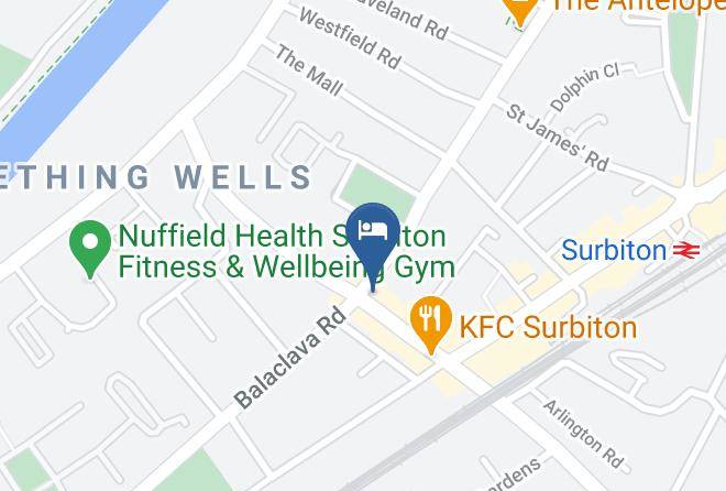 London - The Black Lion Surbiton Maps