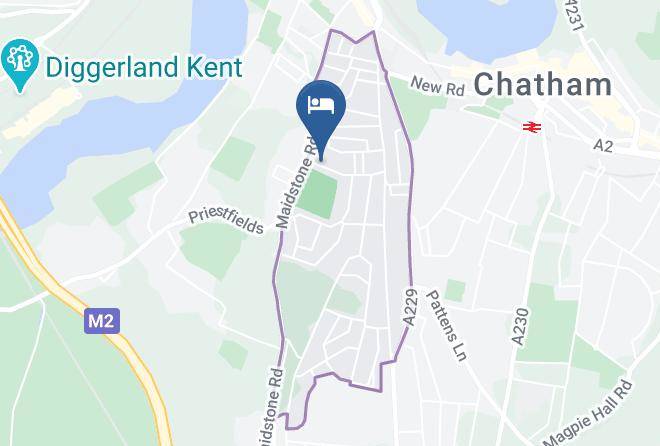 Medway - Black & White Maps