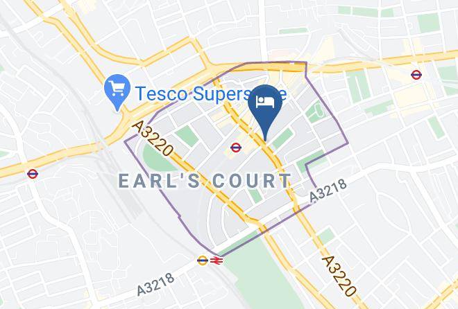 London - The Blackbird Earl's Court Maps