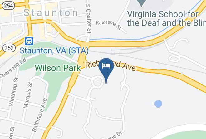Staunton City - The Blackburn Inn And Conference Center Maps