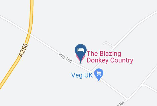 Kent - The Blazing Donkey Country Hotel Maps