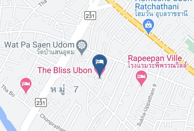Amphoe Mueang Ubon Ratchathani - The Bliss Ubon Maps