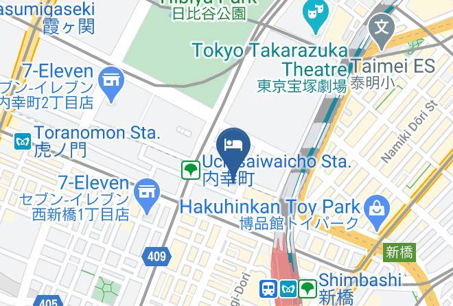 Minato Ward - The Blossom Hibiya Maps