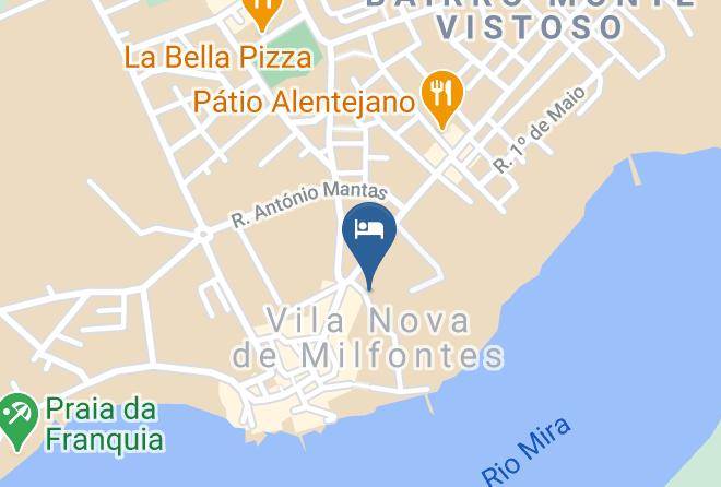 Odemira - The Blue Bamboo Hotel Maps
