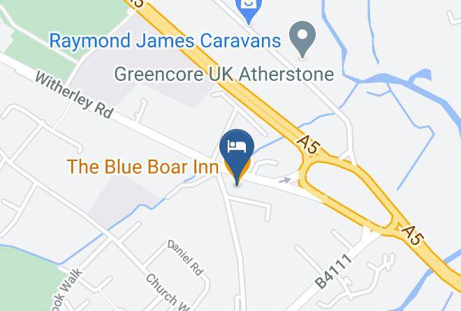 The Blue Boar Inn Map