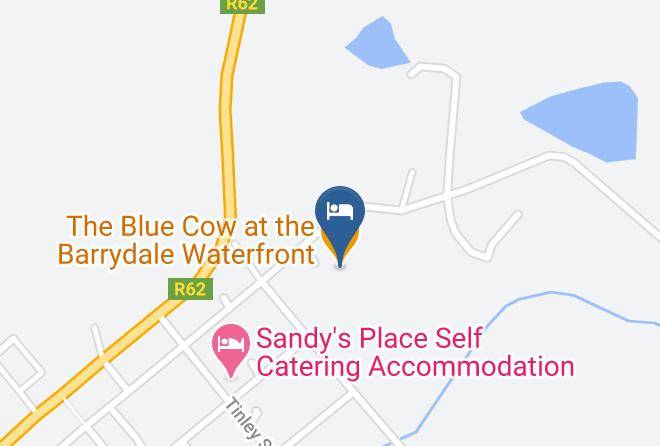 Overberg - The Blue Cow At The Barrydale Waterfront Maps