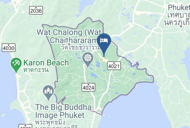 The Blue Hotel Phuket Map